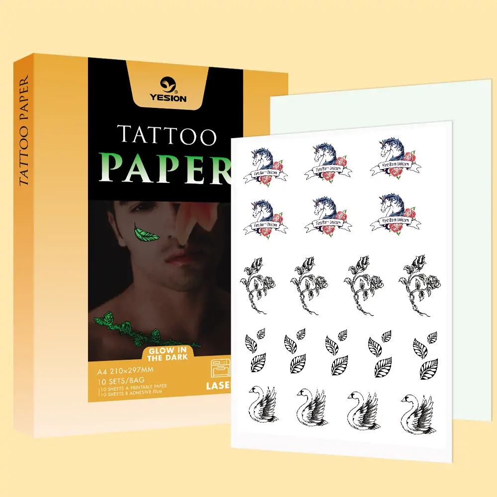 Tattoo Paper Glow In The Dark For Laser Printer - Manufacturers